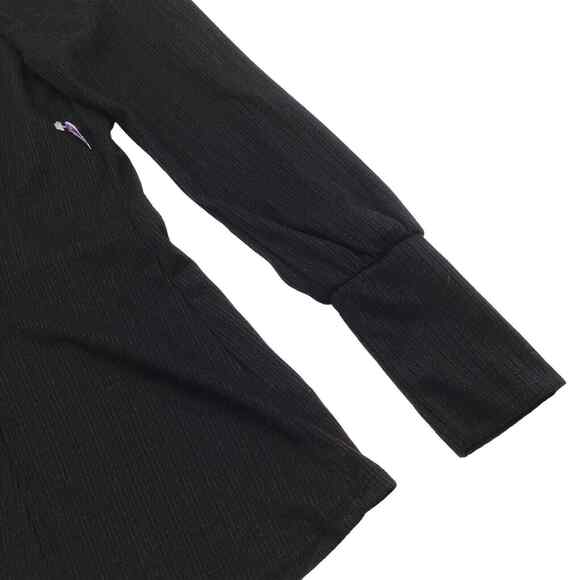 Status By Cheanult Women’s Black Puff Shoulder Long Sleeve Top Size M NWOT - Picture 16 of 16